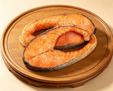 Pan-Seared Salmon Steaks